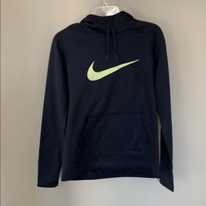 dark blue hoodie